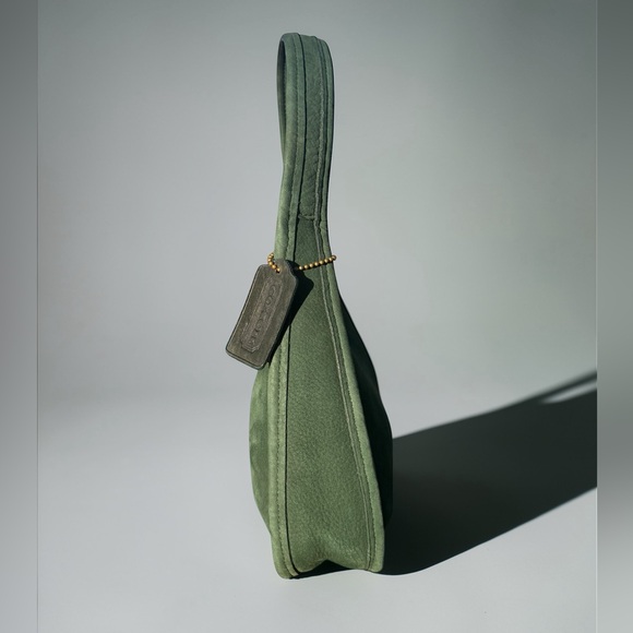 RARE Coach Ergo Mini Satchel 4399 Spruce Nubuck Green w Original Hangtag - Picture 5 of 14